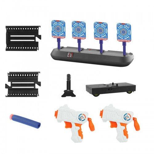 Smart Scoring Target Practice Toy Set with Auto Reset Targets Digital Scoreboard—NO.0566 - Toytexx Smart Scoring Target Practice Toy Set with Auto Reset Targets Digital Scoreboard—NO.0566 - Toytexx